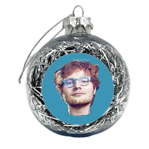 Ed - xmas bauble by Beverley Rae