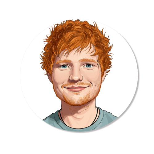 Ed Portrait - Magnet by David Bond