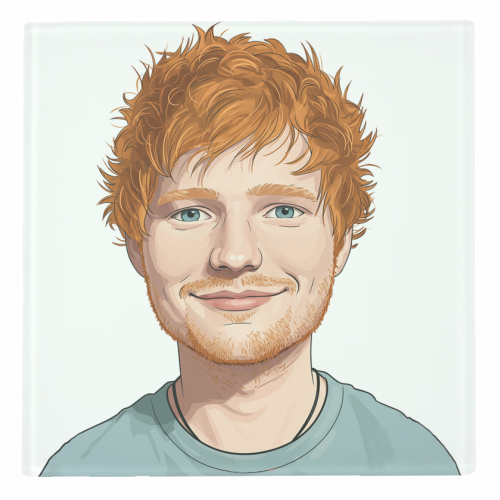 Ed Portrait - personalised beer coaster by David Bond
