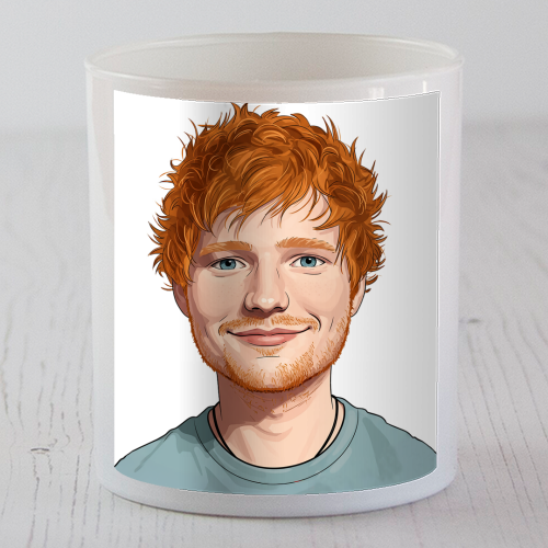 Ed Portrait - scented candle by David Bond