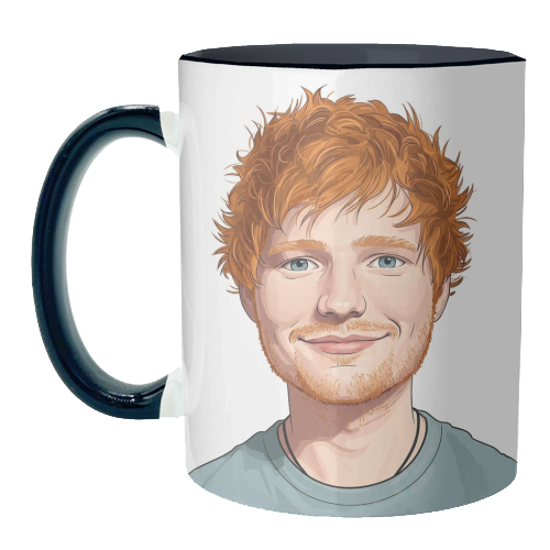 Ed Portrait - unique mug by David Bond