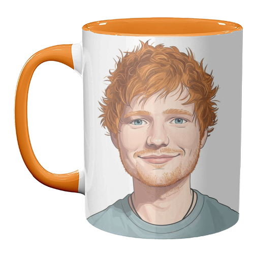 Ed Portrait - unique mug by David Bond