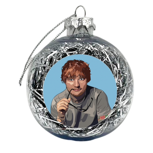 Ed Sheeran Collection - xmas bauble by Catherine Critchley.