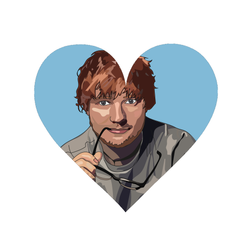 Ed Sheeran Collection - Magnet by Catherine Critchley.