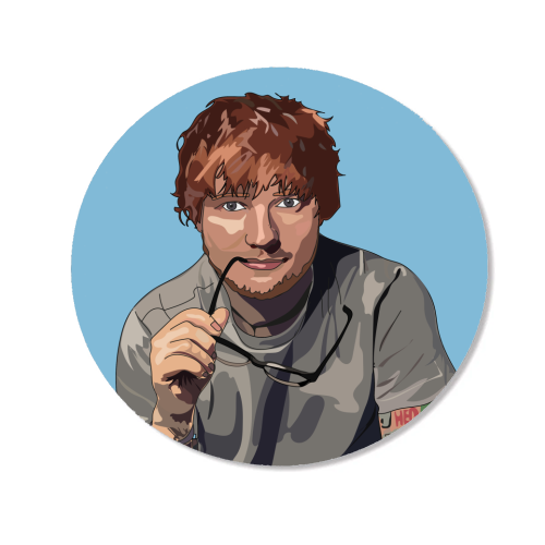 Ed Sheeran Collection - Magnet by Catherine Critchley.