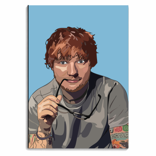 Ed Sheeran Collection - personalised A4, A5, A6 notebook by Catherine Critchley.