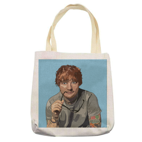 Ed Sheeran Collection - printed canvas tote bag by Catherine Critchley.
