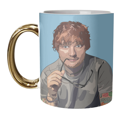 Ed Sheeran Collection - unique mug by Catherine Critchley.