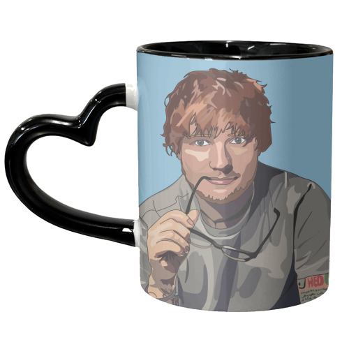 Ed Sheeran Collection - unique mug by Catherine Critchley.