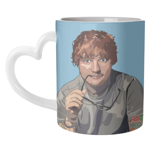 Ed Sheeran Collection - unique mug by Catherine Critchley.