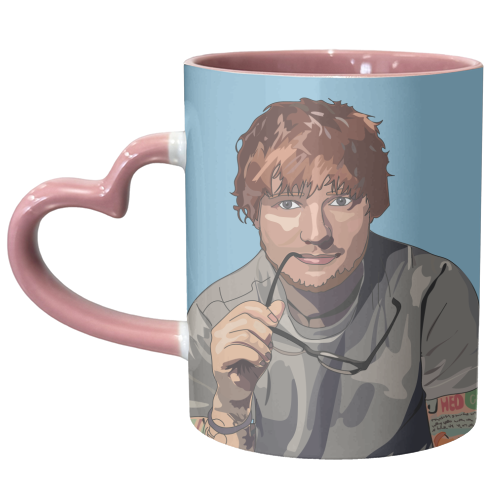 Ed Sheeran Collection - unique mug by Catherine Critchley.