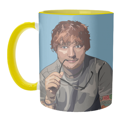 Ed Sheeran Collection - unique mug by Catherine Critchley.