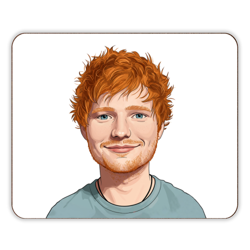 Ed Portrait - designer placemat by David Bond