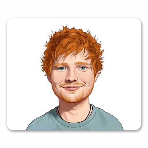 Ed Portrait - mouse mat by David Bond