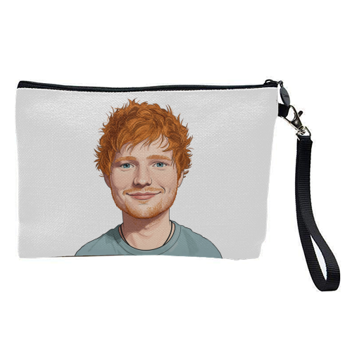 Ed Portrait - pretty makeup bag by David Bond