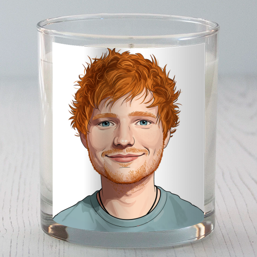 Ed Portrait - scented candle by David Bond