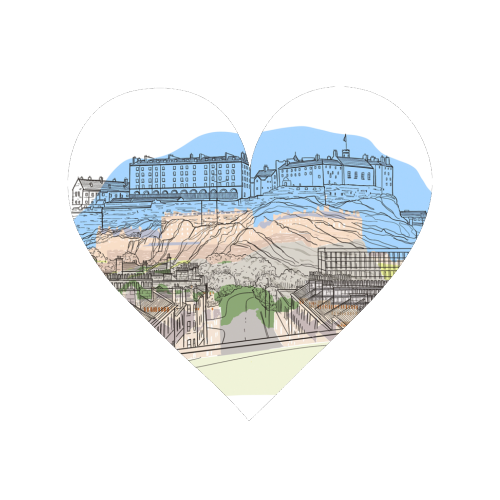 Edinburgh Castle watercolour - Magnet by Adam Regester