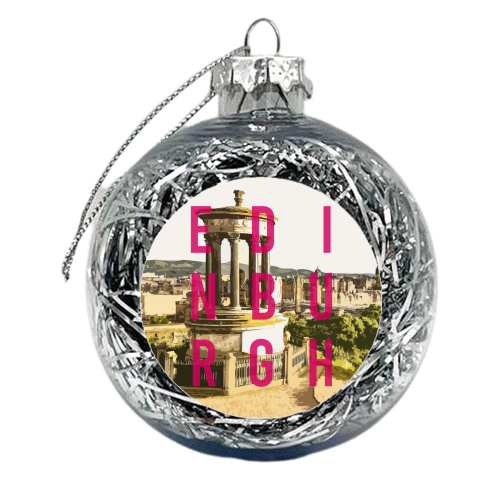 EDINBURGH - DUGALD STEWART MONUMENT - xmas bauble by AP