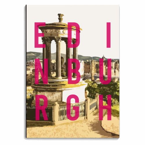 EDINBURGH - DUGALD STEWART MONUMENT - personalised A4, A5, A6 notebook by AP