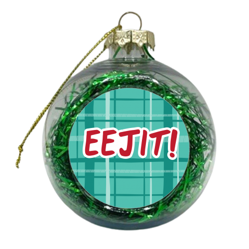 Eejit! - xmas bauble by The Boy and the Bear