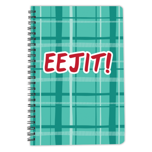 Eejit! - personalised A4, A5, A6 notebook by The Boy and the Bear