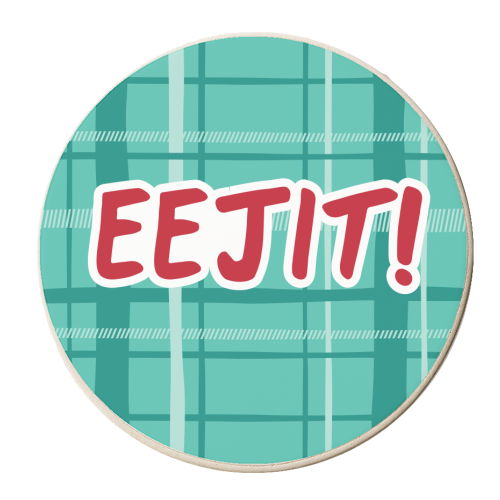 Eejit! - personalised beer coaster by The Boy and the Bear