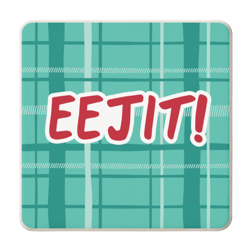 Eejit! - personalised beer coaster by The Boy and the Bear