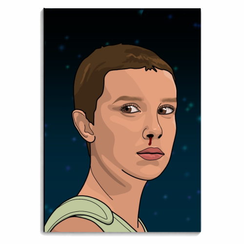 El print - personalised A4, A5, A6 notebook by The Girl Next Draw