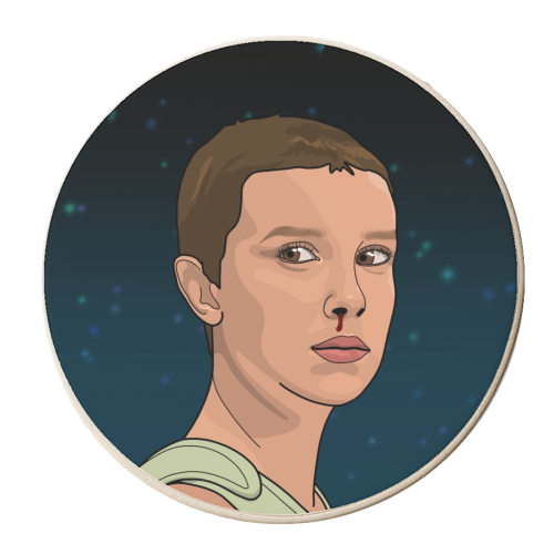 El print - personalised beer coaster by The Girl Next Draw