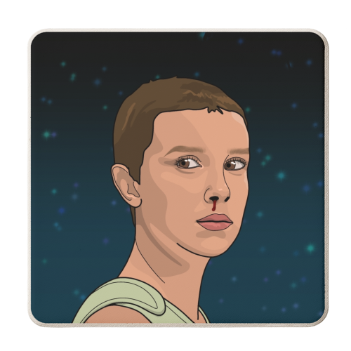 El print - personalised beer coaster by The Girl Next Draw