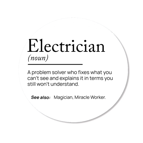 Electrician Definition - Magnet by skattia ilie