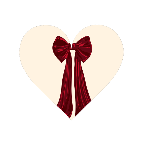 Elegant Red Big Bow Illustration - Magnet by EZbie