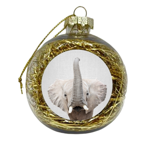 Elephant - xmas bauble by Gal Design