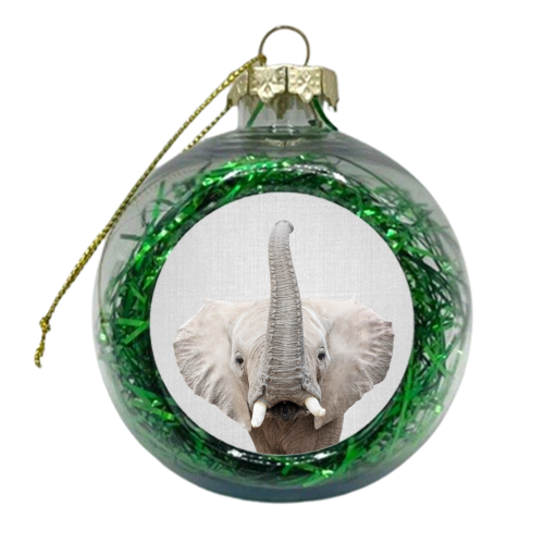 Elephant - xmas bauble by Gal Design