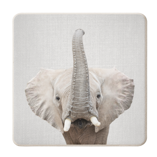 Elephant - personalised beer coaster by Gal Design