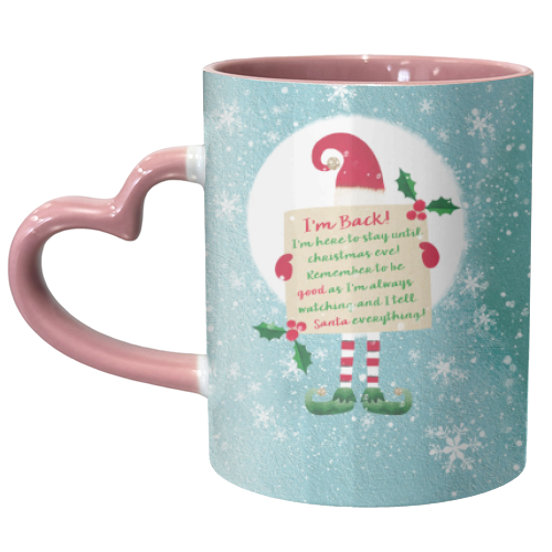 ELF - I'M BACK - unique mug by The Boy and the Bear