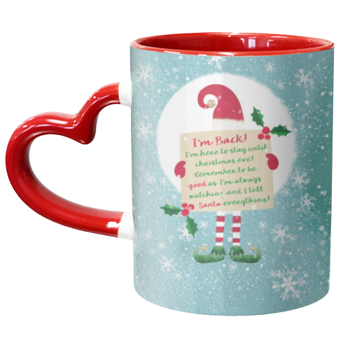 ELF - I'M BACK - unique mug by The Boy and the Bear