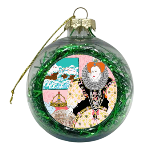 Elizabeth I - xmas bauble by Victoria Crossman