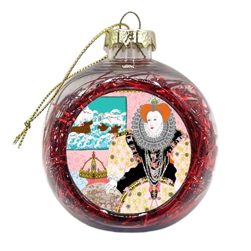 Elizabeth I - xmas bauble by Victoria Crossman