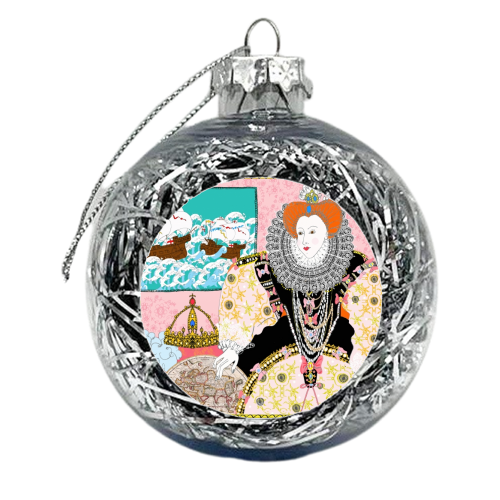 Elizabeth I - xmas bauble by Victoria Crossman