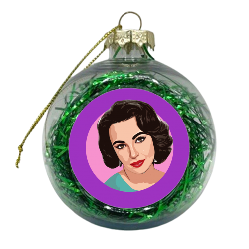 ELIZABETH T - xmas bauble by DOLLY WOLFE