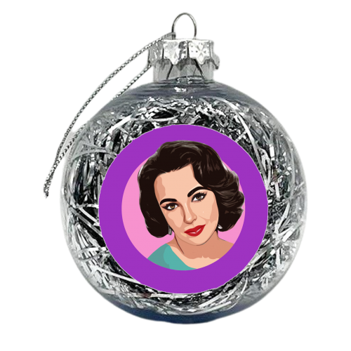 ELIZABETH T - xmas bauble by DOLLY WOLFE