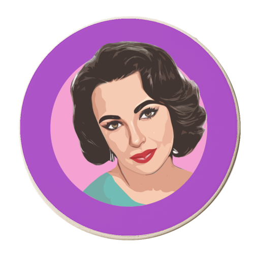 ELIZABETH T - personalised beer coaster by DOLLY WOLFE