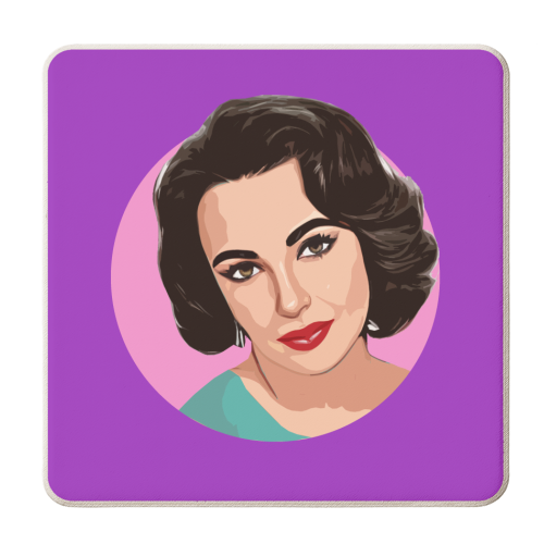 ELIZABETH T - personalised beer coaster by DOLLY WOLFE