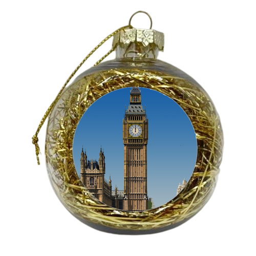 Elizabeth Tower - xmas bauble by Richard O'Neill