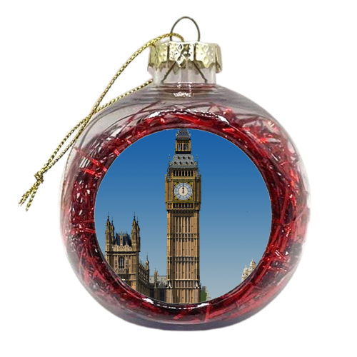 Elizabeth Tower - xmas bauble by Richard O'Neill