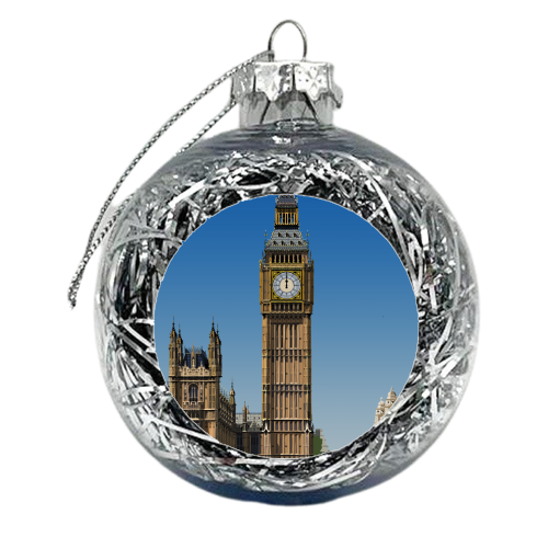 Elizabeth Tower - xmas bauble by Richard O'Neill