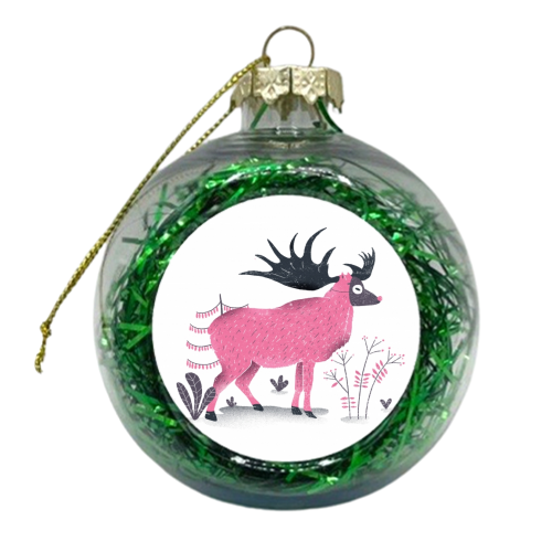 Elk - xmas bauble by Rodrigo Fortes