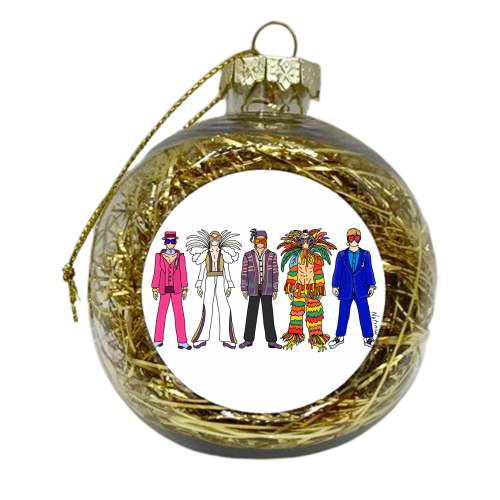 Fashion Costumes - xmas bauble by Notsniw Art