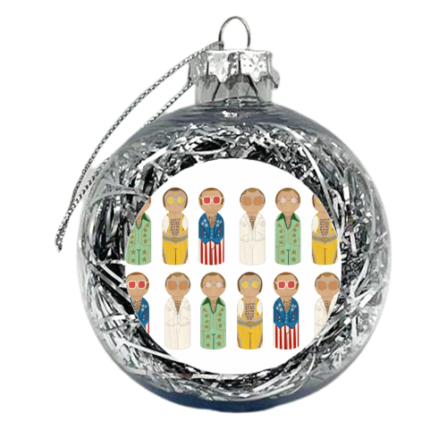 Dressing up Box - xmas bauble by Sarah Wilkinson